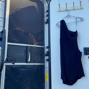 Forever 21 One-Shoulder Dress with Belt Loops